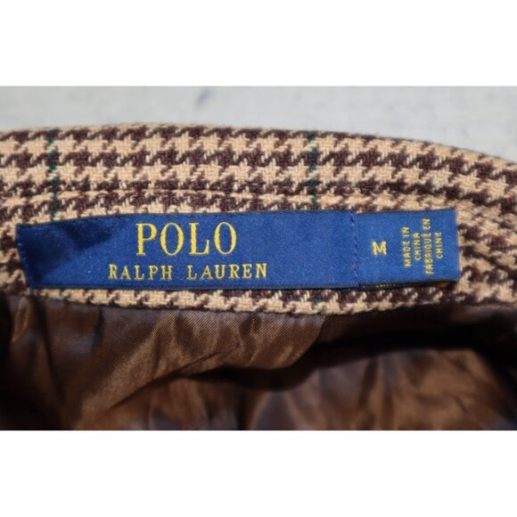 Polo Ralph Lauren Men’s Brown Houndstooth Wool Blazer Jacket 3 Button M - Picture 3 of 5